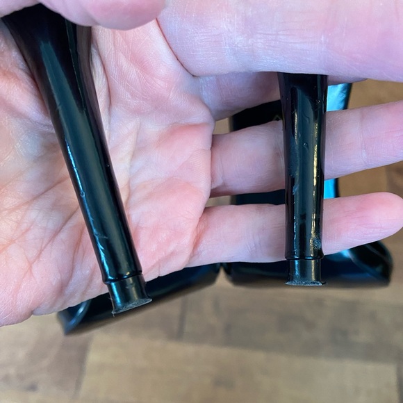 Steve Madden Womens Stecy  Black Patent Leather Heeled Shoes 
Size 7.5 M - Picture 7 of 9